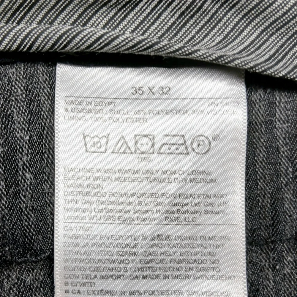 Banana Republic Tailored Fit Dress Pants Mens‎ 35x32 Gray